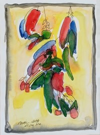 Tassaduq Sohail, 6 x 8 Inch, Watercolor on Paper, Abstract Painting, AC-TS-040